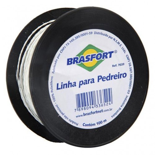 LINHA PEDREIRO TRANC BRASFORT 100M 7020 PC 12