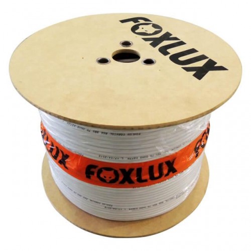 FIO COAXIAL FOXLUX RG 59 (47%)BCO (BOBINA) M 300