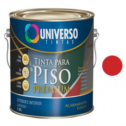 TINTA PISO ACRIL.UNIVERSO 3,60 VERMELHO SEGURANCA PC 1