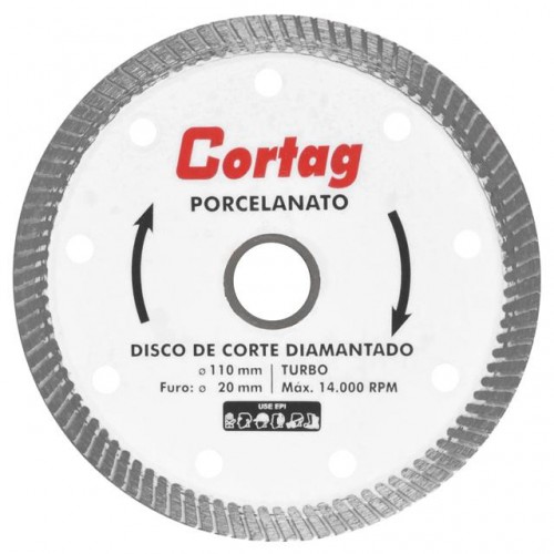 DISCO DIAM.P/PORCELANATO CORTAG 60863 PC 1