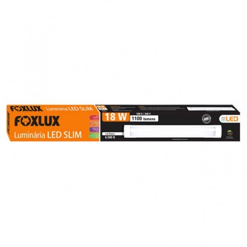 LUMIN. FOXLUX SLIM LED  18W 6500K  60CM PC 1