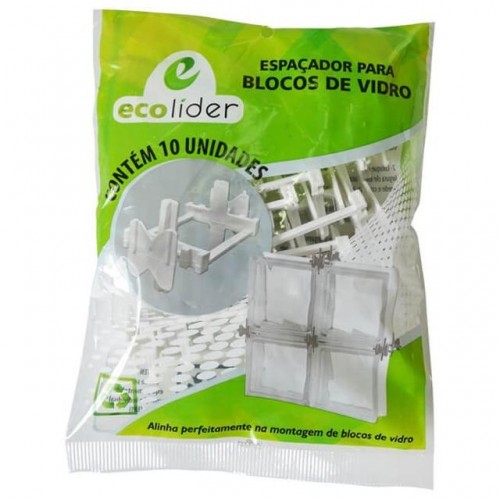 ESPACADOR BLOCO DE VIDRO  ECOLIDER  C/10 PC 1
