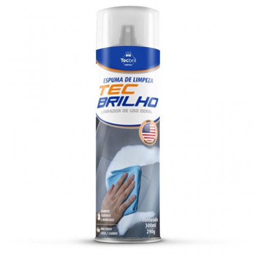 ESPUMA LIMPEZA TEC BRILHO  300ML > PC 1