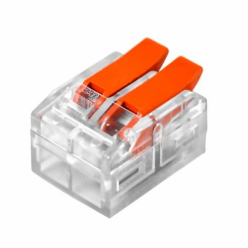 CONECTOR EMENDA SFORPLAST 2POLOS 40A ATE 6MM C/3 (TIPO WAGO)(1685)> PT 1 CONECTOR EMENDA SFORPLAST 2POLOS 40A ATE 6MM C/3 (TIPO WAGO)(1685)> PT 1