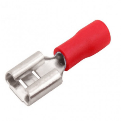 TERMINAL PRE-ISOL FEMEA SFORPLAST 0.5X1.5MM VERMELHO (C/100) 4771(9750) PT 1