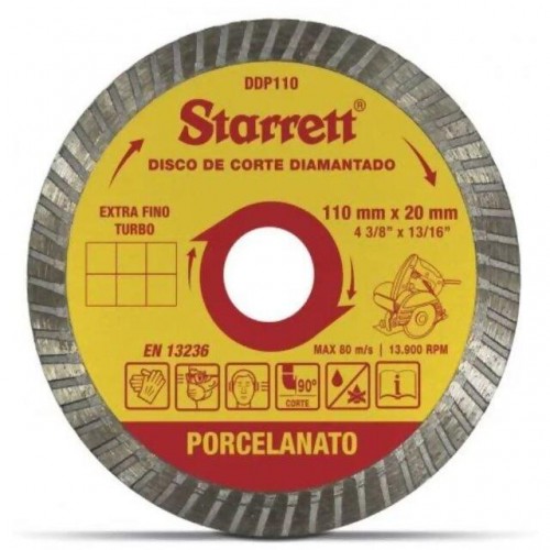DISCO DIAM.P/PORCELANATO STARRET  PC 1