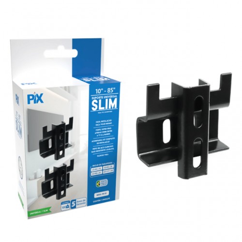 SUPORTE P/TV LED  PIX (SLIM) 10-85 AJUSTAVEL 079-0023 PC 1