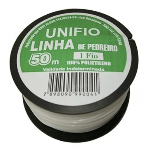 LINHA PEDREIRO LISO 1 FIO  UNIFIO  50M PC 12