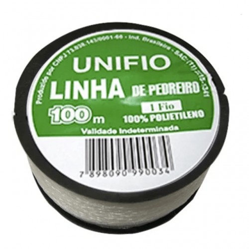 LINHA PEDREIRO LISO 1 FIO  UNIFIO 100M PC 12