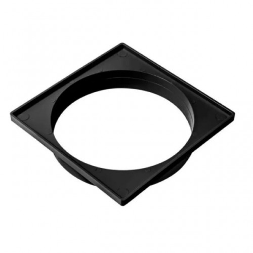 PORTA GRELHA QUADRADA PRETO 10CM FIX-HELLEN 115 PC 1