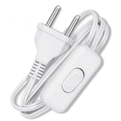 INTERRUPTOR MEIO CORDAO INTERNEED.C/FIO 1.2M BRANCO 73062 PC 1