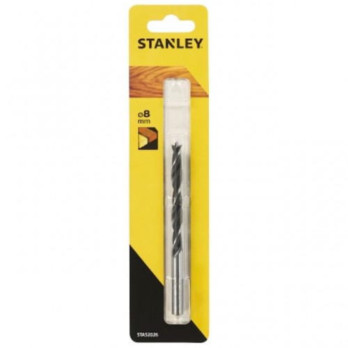 BROCA 3 PONTAS  P/MAD STANLEY 08MM  CARTELA STA52026-QZ PC 1