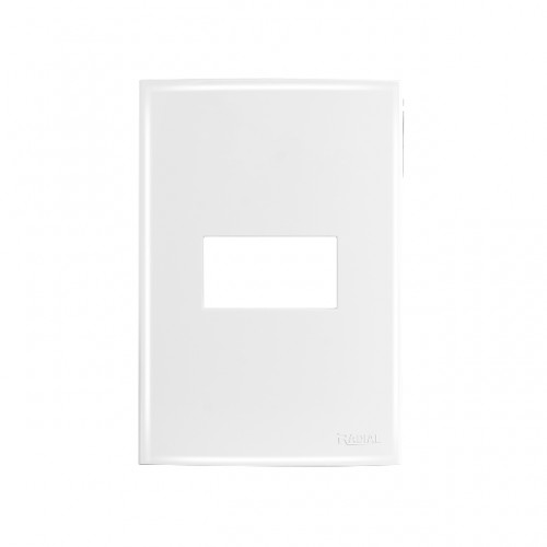PLACA 4X2 OURO BRANCO FOSCO RADIAL T-1 1709003 PC 1 PLACA 4X2 OURO BRANCO FOSCO RADIAL T-1 1709003 PC 1