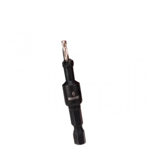BROCA ESCAREADORA BRASFORT 06MM 7966 PC 1 BROCA ESCAREADORA BRASFORT 06MM 7966 PC 1