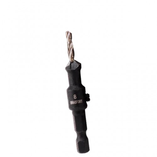 BROCA ESCAREADORA BRASFORT 08MM 7967 PC 1