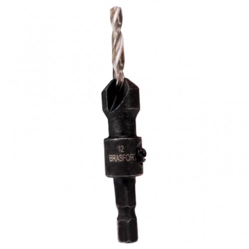 BROCA ESCAREADORA BRASFORT 12MM 7969 PC 1 BROCA ESCAREADORA BRASFORT 12MM 7969 PC 1