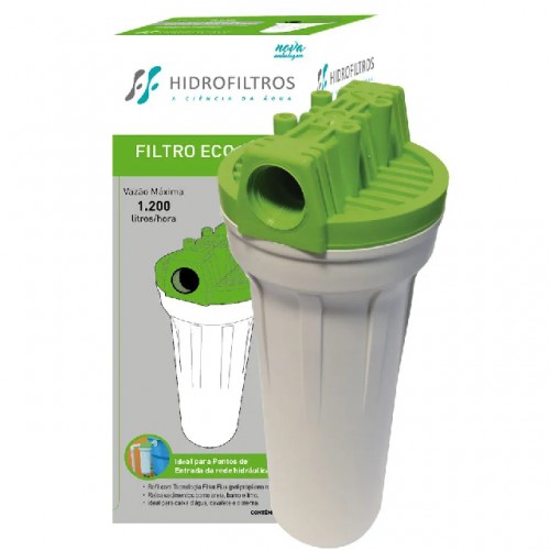 FILTRO HIDROF. 9.3/4 BR/VD P/CAIXA D AGUA ECO 3/4X3/4 (SEDIMENTOS)  2323 PC 1