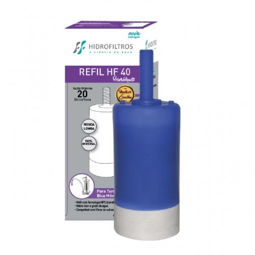 VELA P/FILTRO HIDROF. PURIF.HF 40 ROSCA LONGA (REFIL UNIVERSAL)  3299 PC 1
