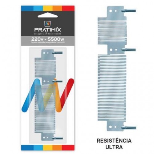 RESIST.PRATIMIX TIPO L MAX ULTRA 3T 220V 5500W ULT0255 PC 1 RESIST.PRATIMIX TIPO L MAX ULTRA 3T 220V 5500W ULT0255 PC 1