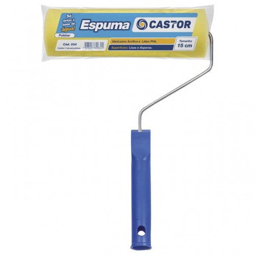 ROLO ESPUMA CASTOR 15CM C/C (034) PC 1
